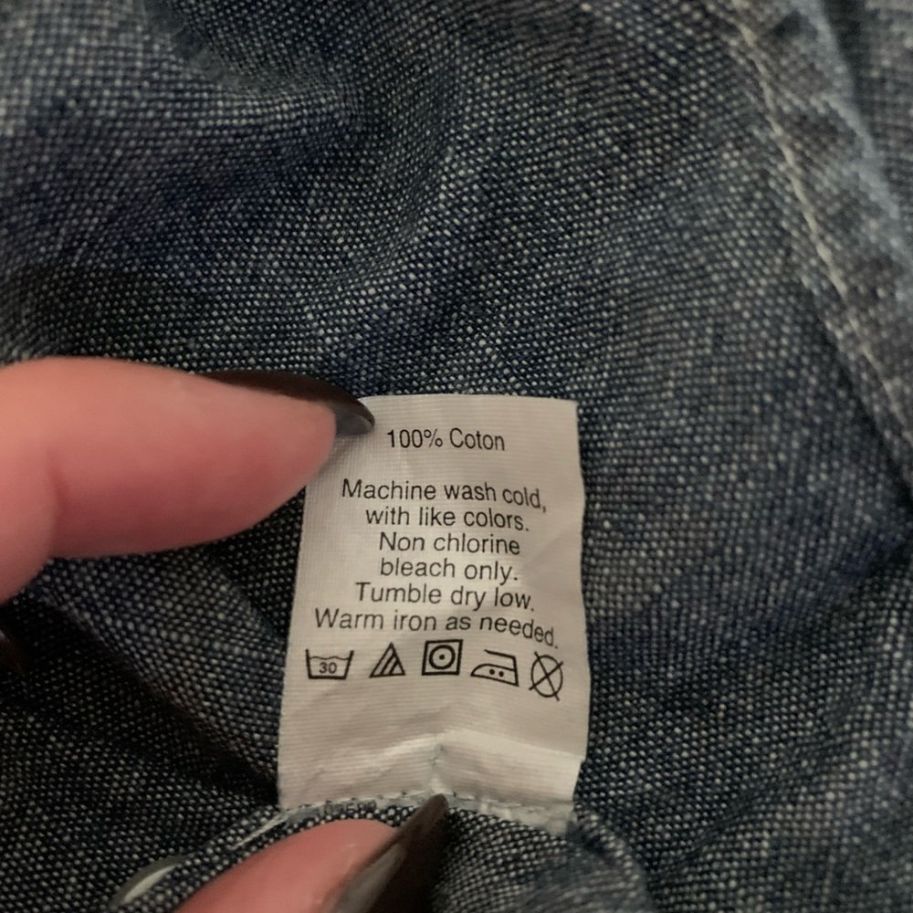 JCrew denim button down - Picture 6 of 7
